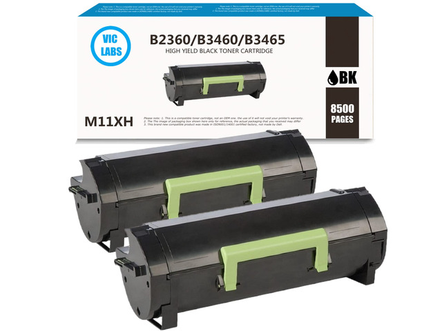 Compatible B2360 M11XH Toner Cartridge Replacement for Dell B2360dn Toner Cartridge B2360 B3460 B3465 B2360d B2360dn B3460dn B3465dn B3465dnf 2360d...