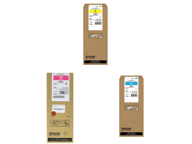 DURABrite Ultra R02L420 Standard-Capacity -Ink Pack - Yellow & Original Ink Cartridge Magenta Model R02L320 R02 Original -Ink -Cartridge Cyan Model...
