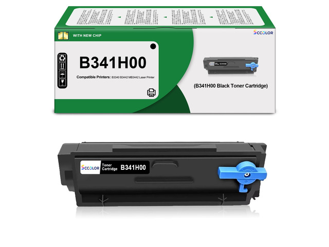 B341H00 Black Toner Compatible with Lexmark B3340 MB3442 B3442 High Yield B341H00 Toner Cartridge Replacement for Lexmark MB3442i B3340dw B3442dw...
