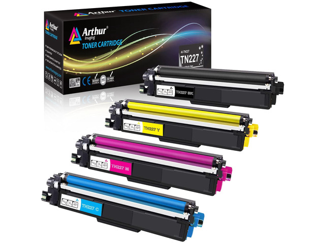 with CHIP Compatible Toner Cartridge Replacement for Brother TN227 TN227bk TN 227 TN223 use with HL-L3210CW HL-L3230CDW HL-L3270CDW HL-L3290CDW...