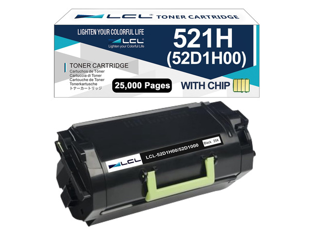 521H 52D1H00 52D1000 Black Toner Cartridge Replacement for Lexmark MS710 MS710n MS711 MS711dn MS810 MS810n MS810dn MS810de MS811 MS811n MS811dn...