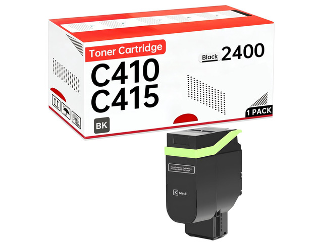 C410 C415 006R04677 Black Toner Cartridge 2400 Pages Compatible with Xerox C410dn C410dni C415dn C415dni Color Laser Printer for 006R04677 Black...