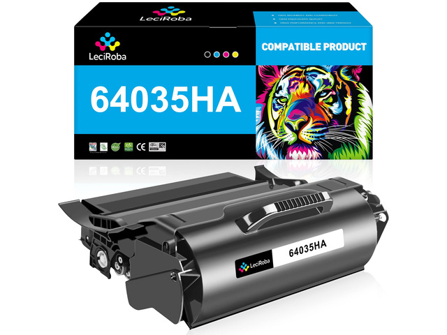 Compatible 64035HA 64015HA Black Toner Cartridge for Lexmark High Capacity for Lexmark T640 T640dn T640dtn T640N T640tn T642 T642dtn T642n T642tn...