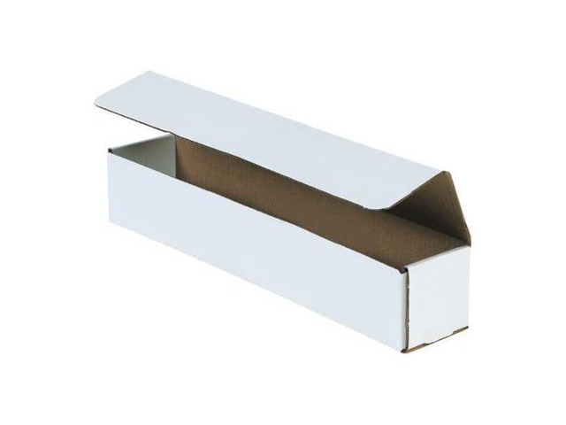 BM1844 Corrugated Mailers, 18' x 4' x 4' White (Pack of 50)
