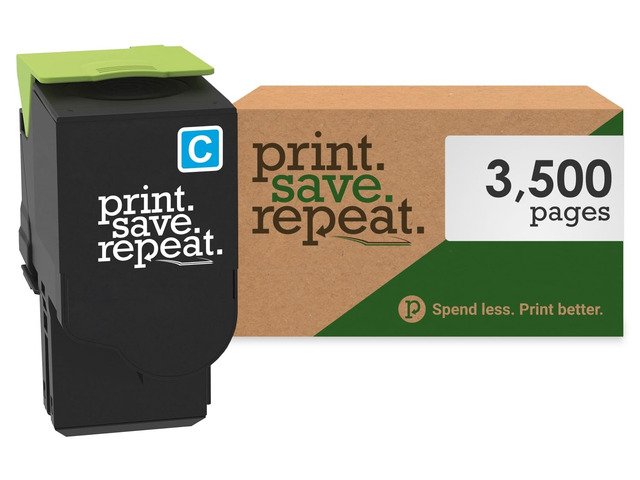 Lexmark C241XC0 Cyan Extra High Yield Toner Cartridge Remanufactured for Lexmark C2425, C2535, MC2425, MC2535, MC2640