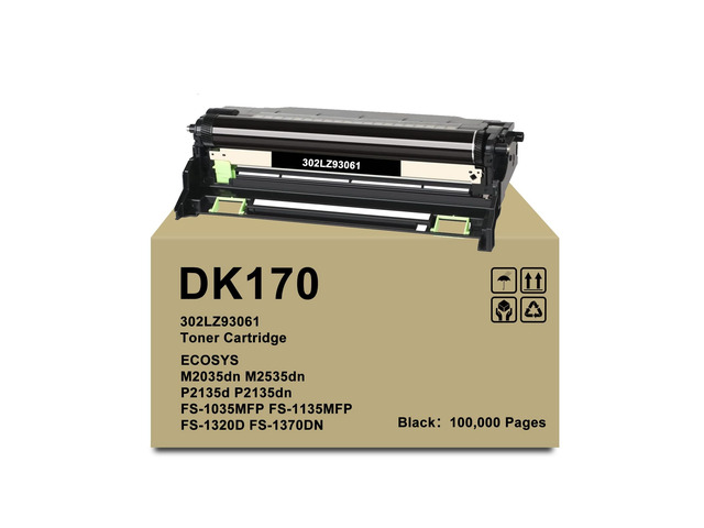 DK-170 Drum Unit Replacement for Kyocera DK170 302LZ93061 Drum Kit for ECOSYS M2035dn M2535dn P2135d P2135dn FS-1035MFP FS-1135MFP FS-1320D...