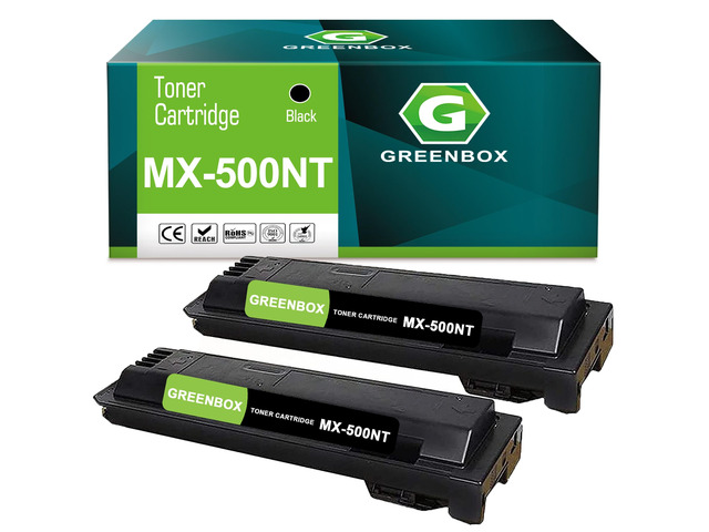 MX500NT MX-500NT Toner Cartridge for MX-M283N Printer, 2 Black MX500NT Black Toner Cartridge, Replacement for Sharp MX-M283N MX-M363N MX-M363U...