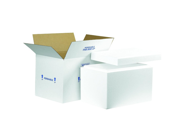 Box USA Insulated Shipping Kit, 19 x 12 x 12 1/2 in, 1-Pack Large insulated shipping box for frozen food, perishables, meat, seafood, meal kits and...