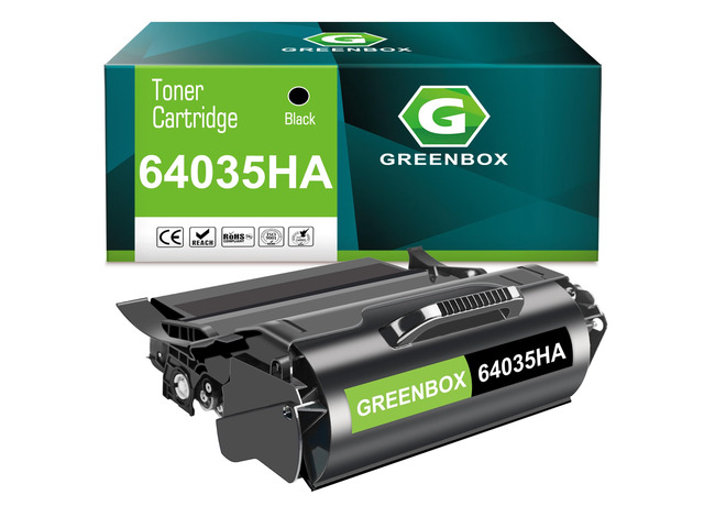 64035HA Toner Cartridge for T640 T642 T644 Printer, 1 Black Compatible for T640 T640dn T640dtn T640N T640tn T642 T642dtn T642n T642tn T644 T644dtn...