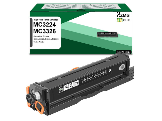 MC3224 MC3326 Black Toner Cartridge Replacement for Lexmark MC3326 Printer C3210K0 Toner Replacement for Lexmark C3224 MC3224 MC3326 MC3426 MC3426i...