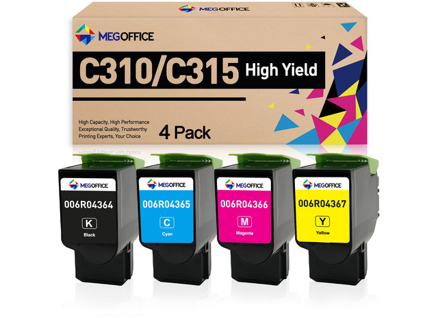 C310 C315 Extra High-Yield Toner Cartridge C310DNI BCMY Compatible for Xerox 006R04364 006R04365 006R04366 006R04367 for Xerox C310DNIM C315DNI