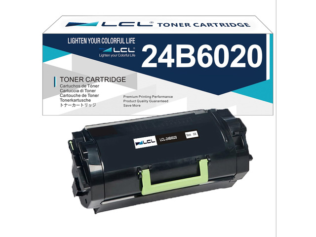 Compatible Toner Cartridge Replacement for Lexmark 24B6020 35000 Pages XM7155 XM7155X XM7163 XM7163X XM7170 XM7170X (1-Pack Black)