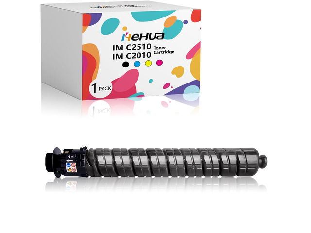 IM C2010 IM C2510 Black Toner Cartridge Compatible for Ricoh IM C2510 IM C2510H IM C2010A Black Toner Cartridge use with Ricoh 842554 842557 842556...