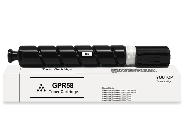 GPR-58 GPR58 Black Toner Cartridge 2182C003AA Toner Compatible for Canon ImageRUNNER Advance C256iF C256iF C356iF C356iF DX C257iF DX C357iF DX...