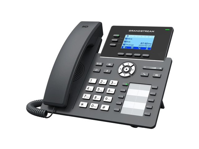 GRP2604 IP Phone 3 Lines, 6 SIP Accounts 2.7-Inch LCD Display Dual-Port Gigabit Ethernet