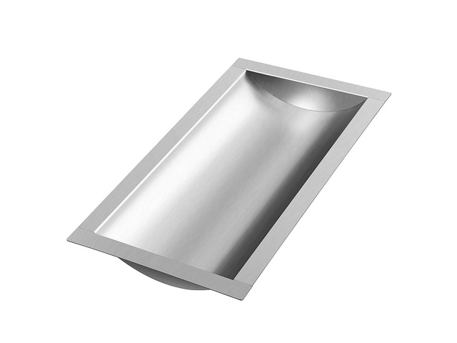 Drop-in Deal Tray,18' L x 10' W 304 Stainless Steel Window Tray For Gas Stations Banks Cash Register Window
