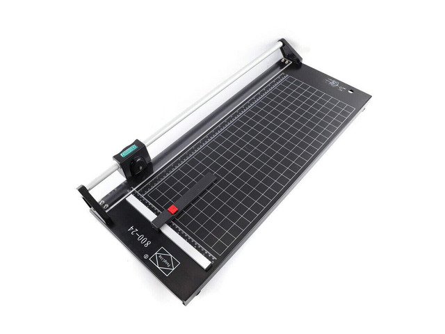 24 Inch Commercial Manual Precision Rotary Paper Trimmer Cutter,Heavy Duty,Smart Cut for Photo Paper, Film, Art Paper Jam, Office Paper, Thin...
