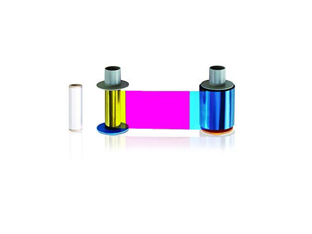 Genuine Fargo 084511 YMCK 500 HDP Color Ribbon Compatible with HDP5000 / HDP5000e & HDPii Printers Print Full-Color Images, Text and Barcodes ...