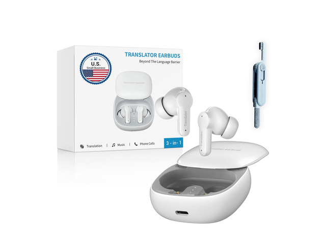 M3 Offline Translation Earbuds 74 Languages and Accents -Free AI Translation Earbuds Real TimeTranslator Device in Real Time fit iOS & Android with...