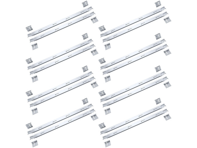 8 Pcs File Cabinet Rails Adjustable Files Drawer Rails Metal File Cabinet Dividers 26'' to 40.5'' Adjustable Filing Cabinets Rail for Folders...