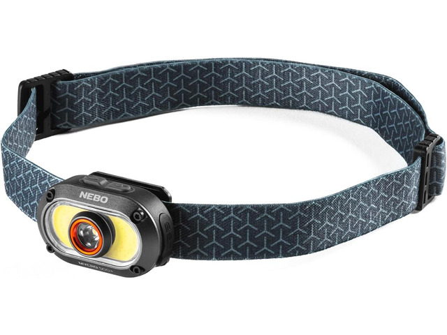 NEBO MYCRO 500+ Rechargeable Headlamp 500 Lumens, 7 Light Modes, Water Resistant, Detachable Hat Clip, Super Bright Head Lamp for Camping &...