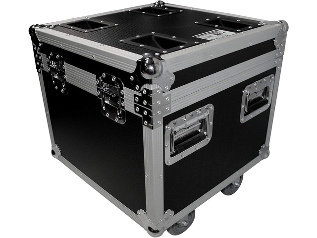 ProX Heavy Duty Utility Cable Transport Flight Road Case with 4inch Casters Exterior 20' x 20' x 22' Wheels and High-Density Protective Foam -...