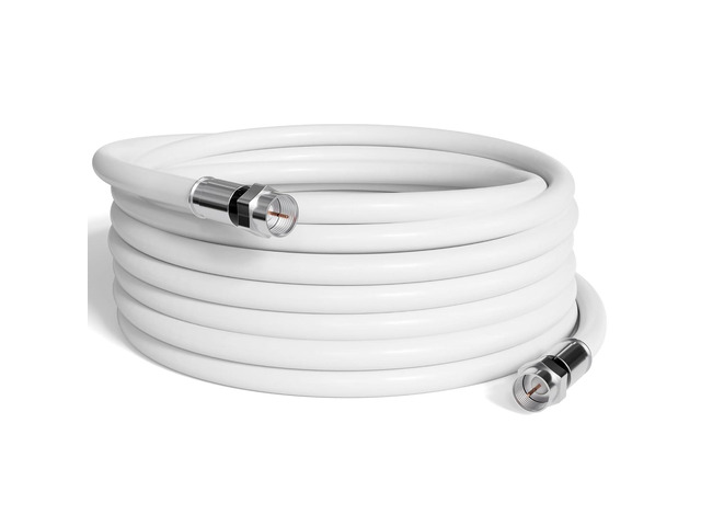 THE CIMPLE CO - RG6 Coaxial Cable 100 FT - RG6 Coax Cable for TVs, Antennas, Internet, CATV, Audio/Video - Dual Shielded Indoor/Outdoor Coax Wire...