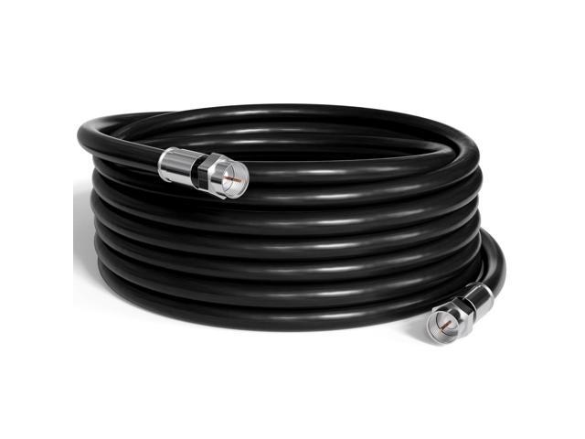 THE CIMPLE CO - RG6 Coaxial Cable 75 FT - RG6 Coax Cable for TVs, Antennas, Internet, CATV, Audio/Video - Dual Shielded Indoor/Outdoor Coax Wire 75...