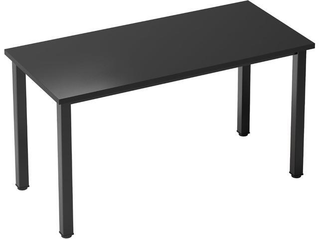 SDHYL 47 inches Contemporary Computer Desk Spacious Workstation Sturdy Writing Desk Meeting Desk, S7-GCP2AC3-120BK-N