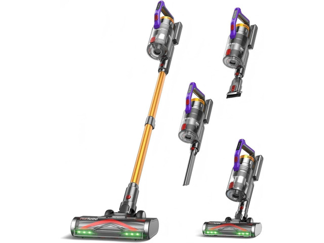 KIPMAX Cordless Vacuum Cleaner, 50KPa 550W Stick Vacuum
