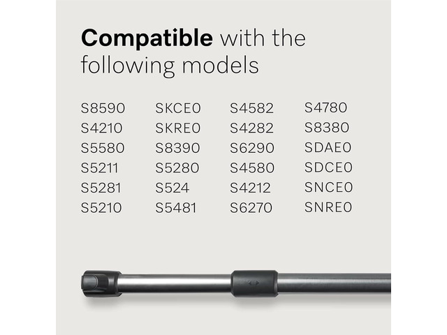 Miele HES Telescopic Wand Attachment for Select Miele Vacuums