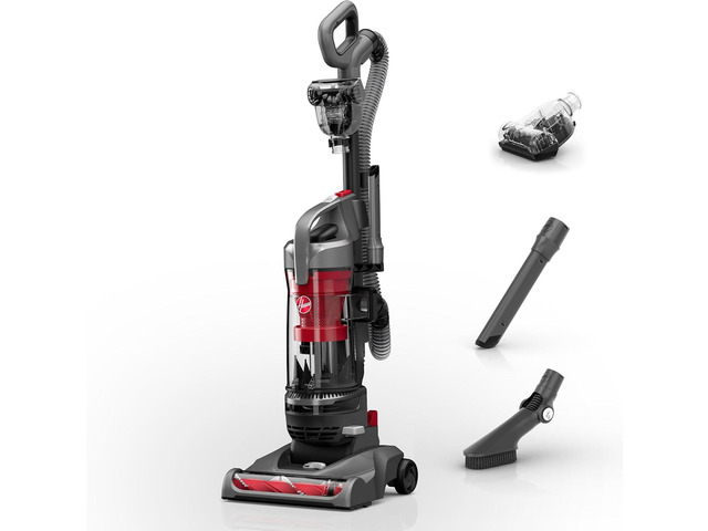 Hoover Rewind Pet Upright Bagless Vacuum Cleaner for Carpet and Hard Floors, Automatic Cord Rewind, Above Floor Cleaning Corded Vacuum Cleaners for...