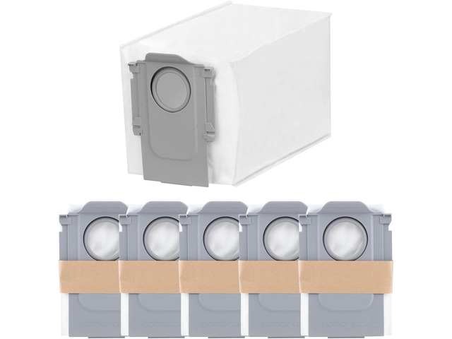 roborock 6 Packs Disposable Dust Bags for Saros 10R, Saros Z70, Saros 20, Qrevo Edge 3 Pro, QV 35A, Qrevo CurvX, Qrevo Curv 2 Flow, Qrevo S Pro,...