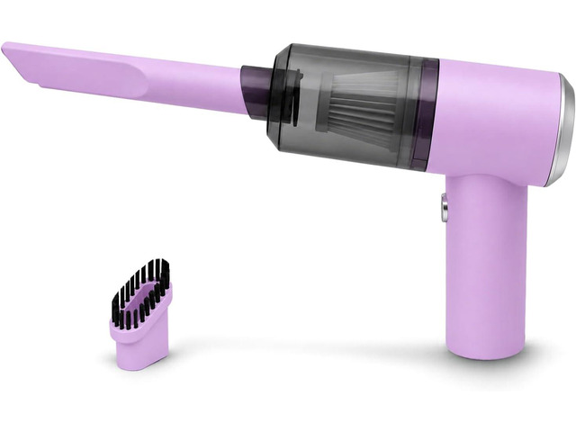 Mini Handheld Vacuum Portable for Desk, Keyboard, Car & Crumbs, Lavender