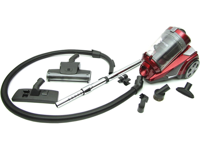 Atrix AHC-RR Revo Red Canister Vacuum Bagless