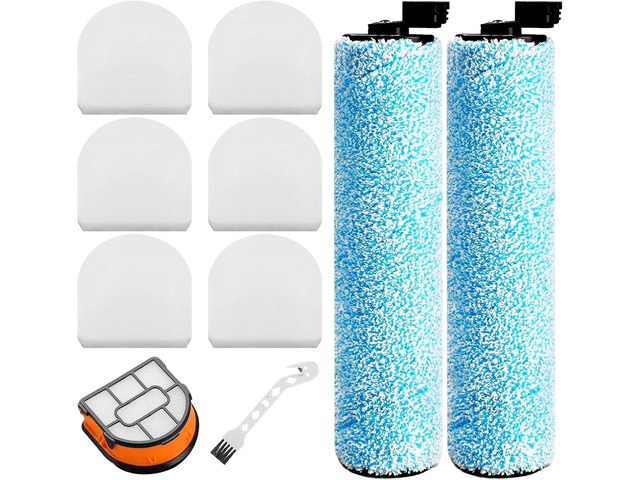 Replacement Roller and Filter for Shark HydroVac MessMaster Wet/Dry Vacuum