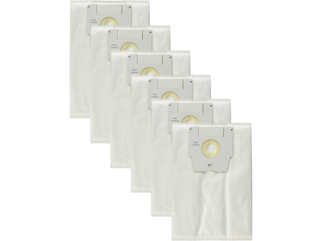 6-Pack Premium Type H Bags for Simplicity, Riccar, The Bank Vault Canister Vacuum Cleaners