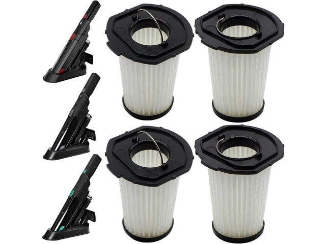 4 Pack HEPA Filter Compatible with Nicebay Vacuum Cleaner Cordless Handy Cleaner Models EV-H061