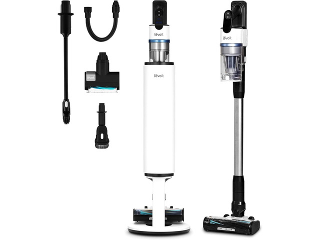 LEVOIT AERO Cordless Vacuum, Auto-Empty Station, Up to 70 Minutes, Premium