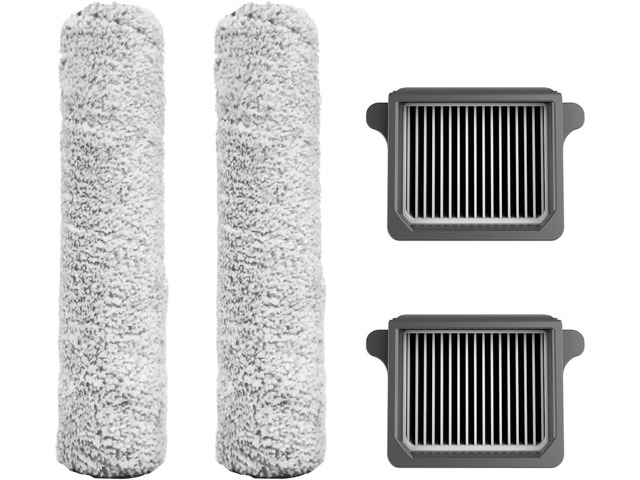 Tineco Replacement 2 HEPA Assembly & 2 Brush Roller Set, Only for iFLOOR 3 Series, FLOOR ONE S3 Series Cordless Wet Dry Vacuum Cleaner (Not...