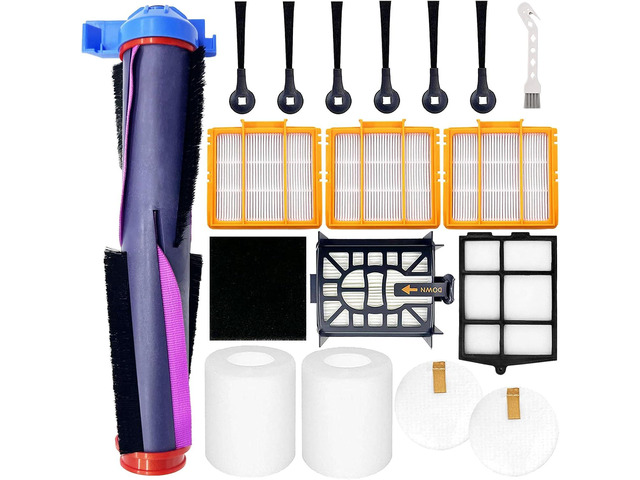 Replacement Parts for Shark Power Detect/Detect Pro RV2820AE AV2800ZE RV2820YE RV2820ZE AV2820S AV2820AE RV2800AE RV2800S Vacuum,Main Brush Filter...