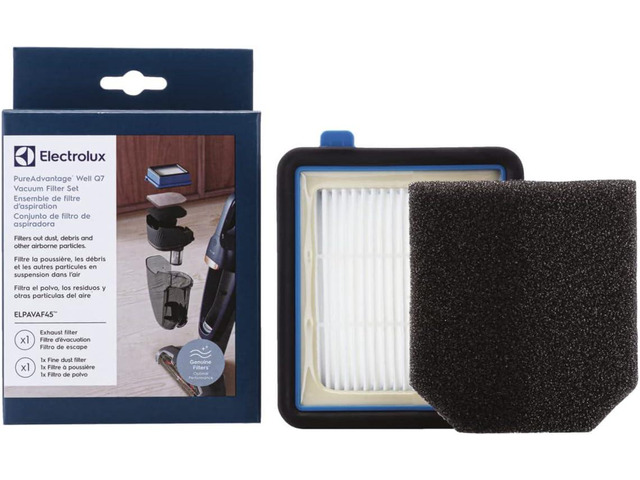 Electrolux ELPAVAF45 Electrolux PureAdvantage WellQ7 Vacuum Filter Replacement Set - Comes with Exhaust Filter and Fine Dust Filter