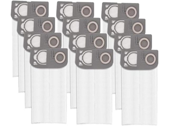 R25 Vacuum Bags Compatible with Riccar R25 Series R25S, R25D, R25P Upright Vacuums Cleaner - HEPA Replacement Bag - Part R25HC-6 (12 Pack)