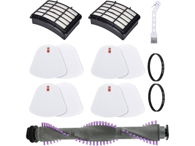 Leadaybetter Brush Roll Belt Filter Replacement for Shark Navigator Lift Away NV350 NV351 NV352 NV356E S2 NV360 NV355 NV356 NV357 NV358 Vacuum Cleaner