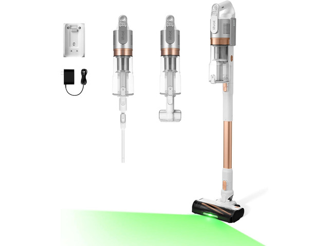 Levoit VortexIQ Cordless Vacuum Cleaner for Pet Hair, 50-Min Runtime