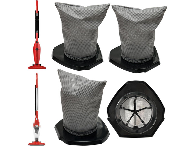 4 Pack F113 HEPA Filter Replacement for Dirt Devil Simplistik Plus 3-in-1 Corded Stick Vacuum SD20000RED & Simplistik 1.2 Amp Stick Vacuum SD22010,...