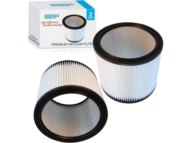 HQRP Cartridge Filter 2-Pack compatible with Shop-Vac 90340 Vacuum Cleaner
