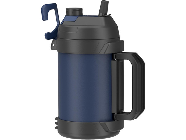 Zukro 1 Gallon Insulated 18/8 Stainless Steel Water Jug, Keep Cold 48 Hrs