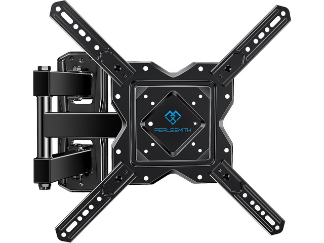 PERLESMITH Full Motion TV Wall Mount Corner for 27-60 Inch TVs