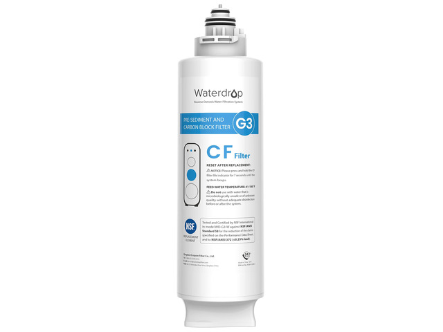 G3-N1CF Filter, Replacement for G3-W & G3P600 & G3P800 RO System 6-Month, NSF/ANSI 372 Certified, Easy Replacement, Under-Sink Reverse Osmosis...